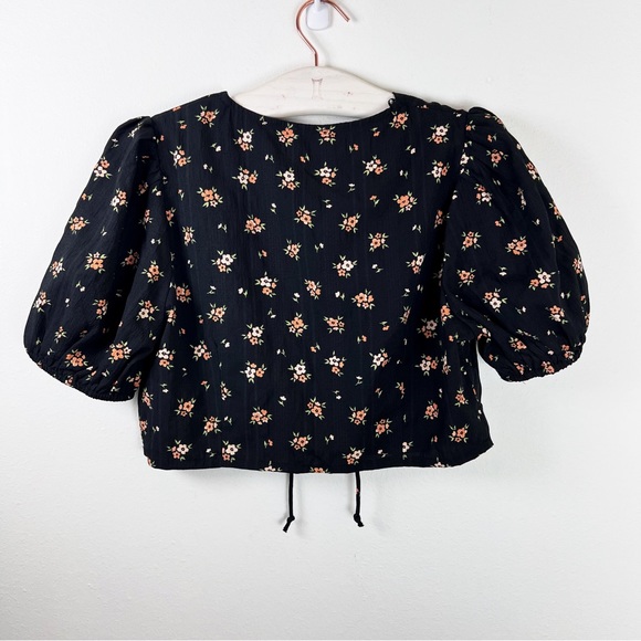 Cotton On Short Puff Sleeve Crop Top - Picture 4 of 5